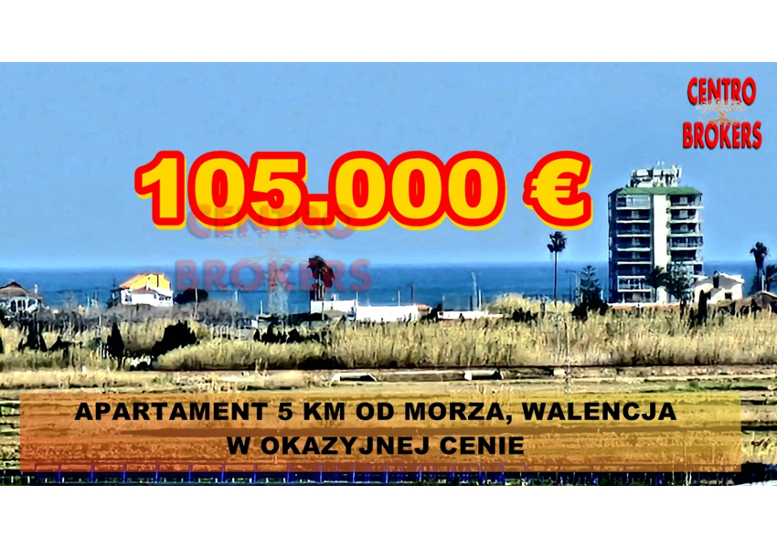 Widny apartament w okazyjnej cenie 5km od morza w Cullera